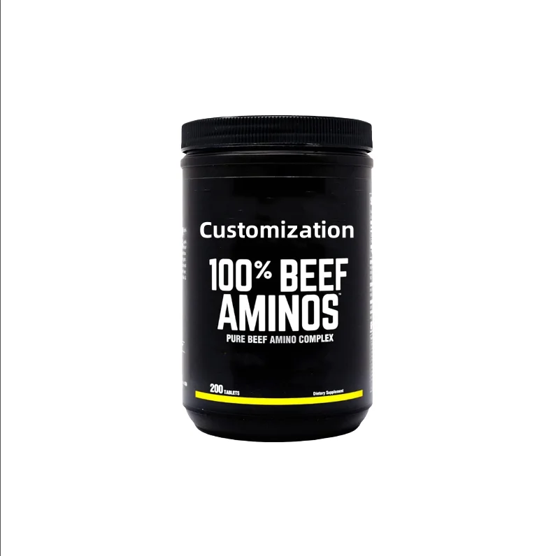 2024 Hot product High Quality Sport Nutrition Muscle Acid Electrolyte Hydration Amino Beef Tablet Beef Amino