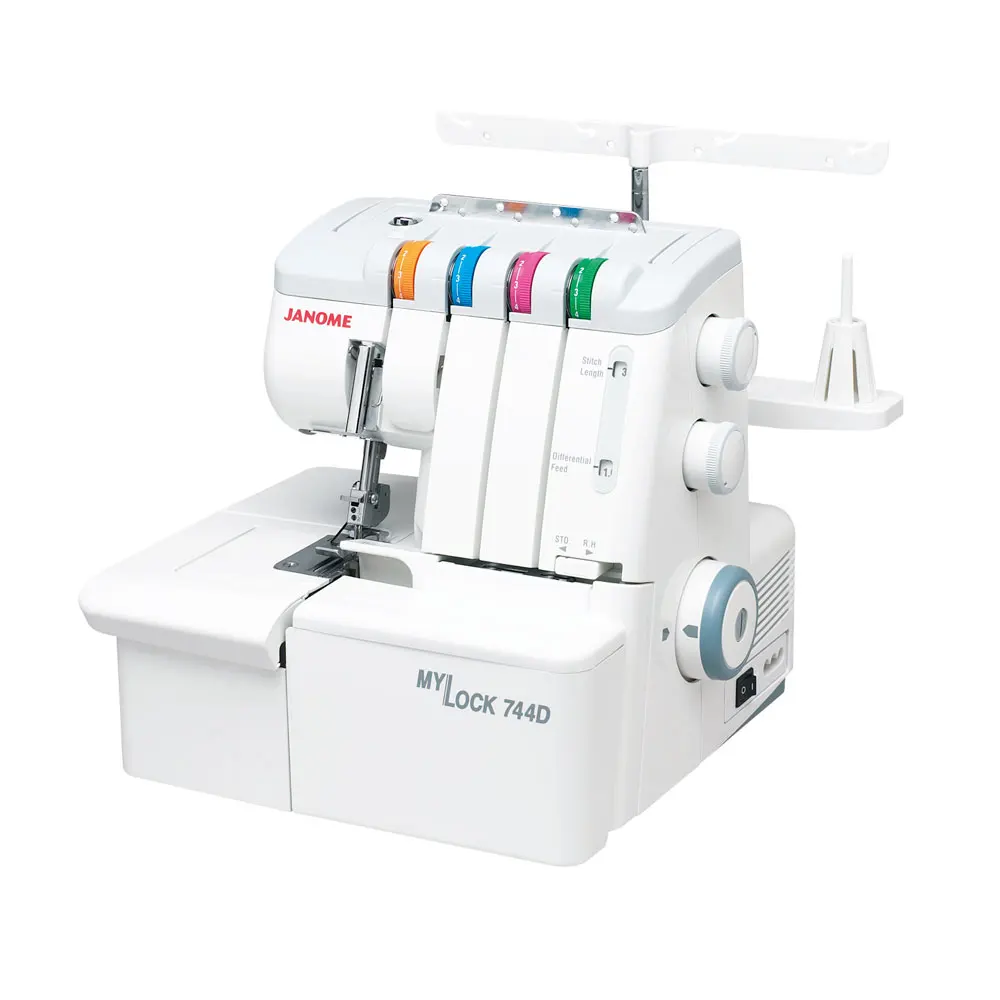 Janome 744D Serger/Overlocker Threading machine