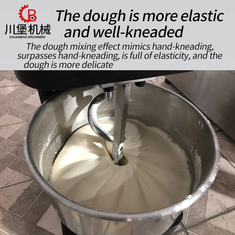 Efficient 5kg Stand Mixer with Variable Speed for Easy Dough Preparation
