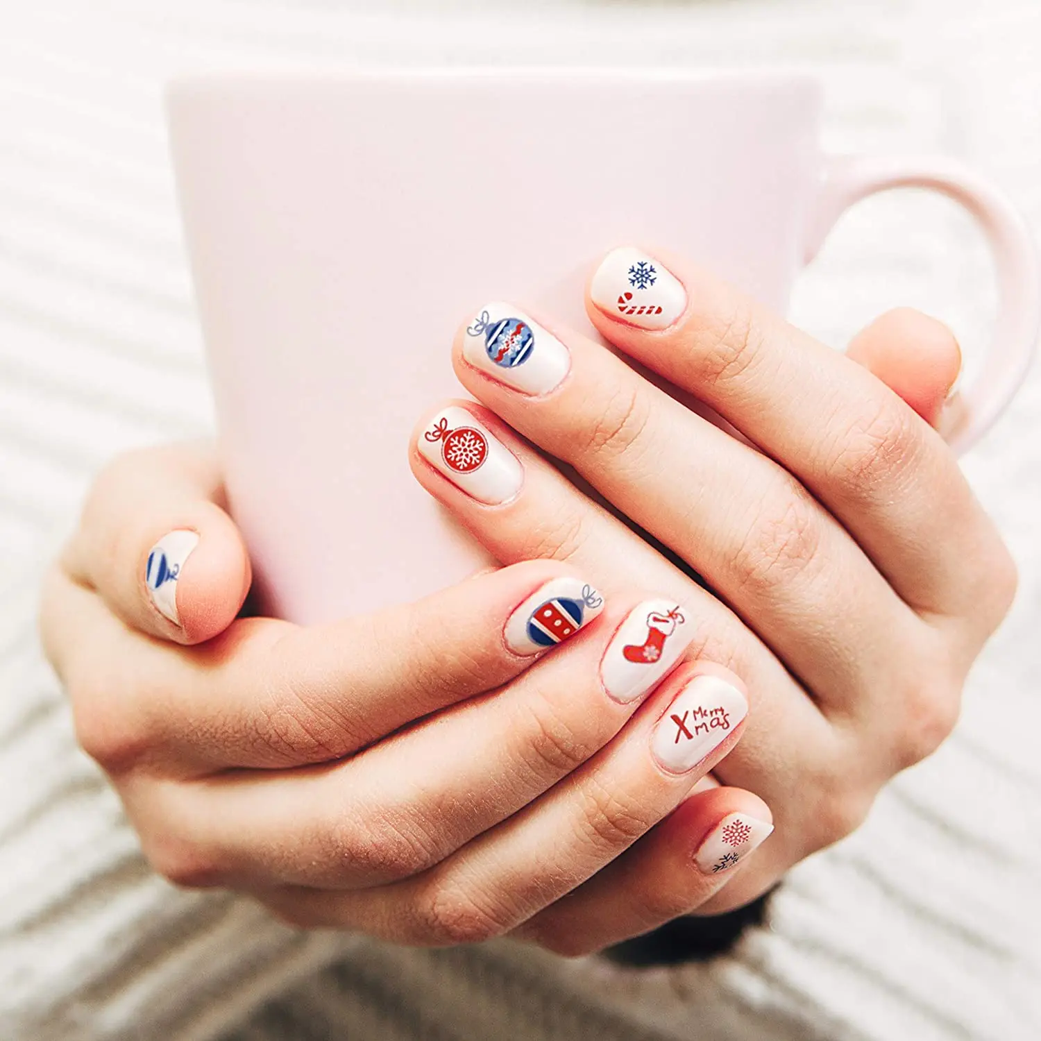 Custom wholesale private label 3d valentines nail art decoration 2023 new year princess self adhesive nail stickers