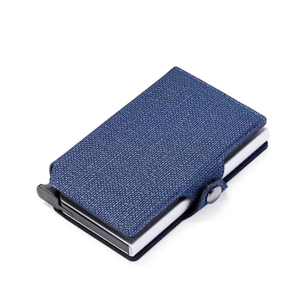 2023 дизайн Ультра металлический RFID Камуфляжный волокнистый кошелек на заказ минималистичный алюминиевый держатель для кредитных карт с металлическим зажимом для денег