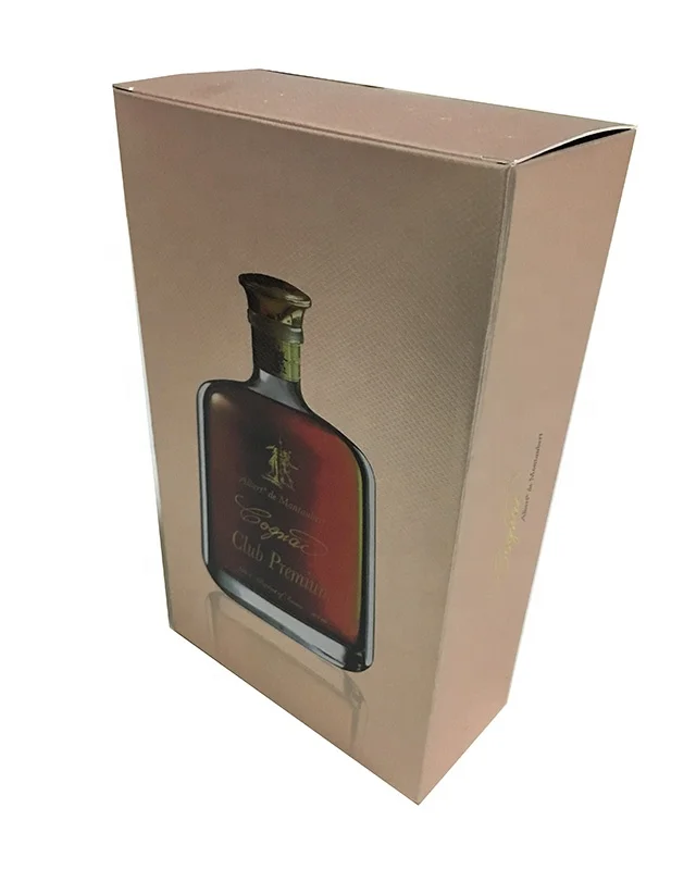Custom print full embossed texture background wine boxes Customized paper wine boxes with paper compartment holder