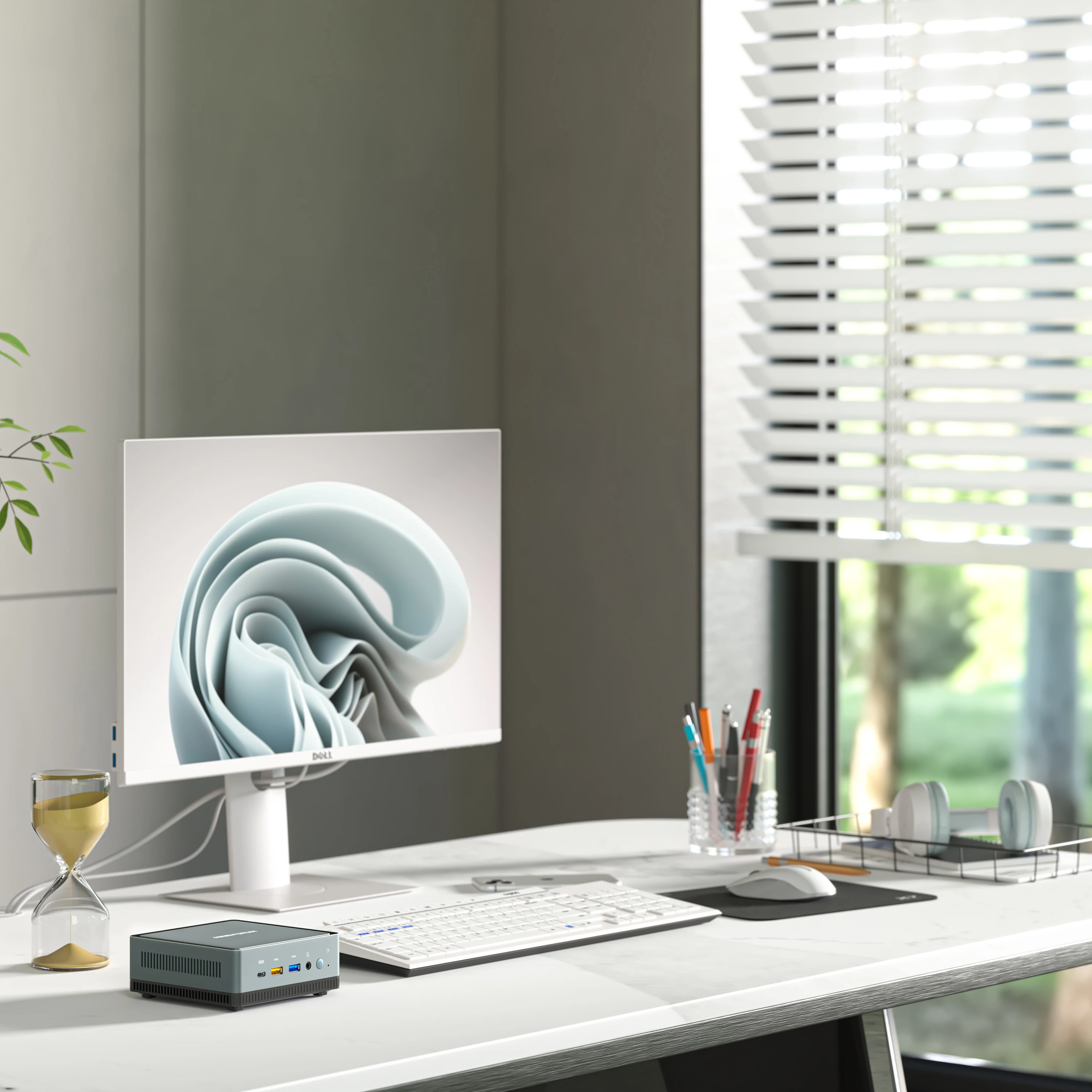 MINISFORUM UM350 AMD R5 3550H CPU Quad Cores Desktop Computer PC M.2 PCle SSD Hard Drive Box Gamer Mini Ordinateur de Bureau