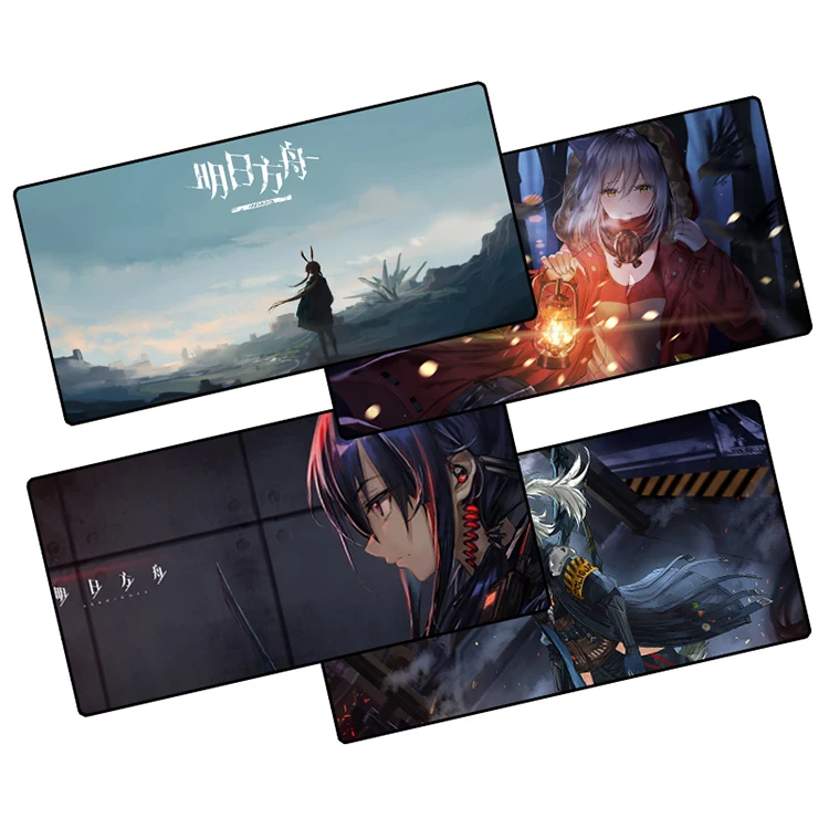 
Game player Arknights custom mouse pad oversized anime cartoon 3D pattern custom printed keyboard pad 