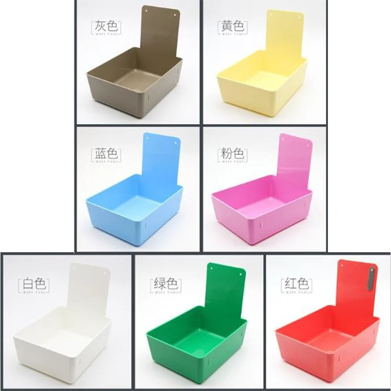 Стоматологический лабораторный рабочий контейнер, лоток для сковородок с зажимом, пластиковый разделительный лоток для инструментов, стоматологический контейнер