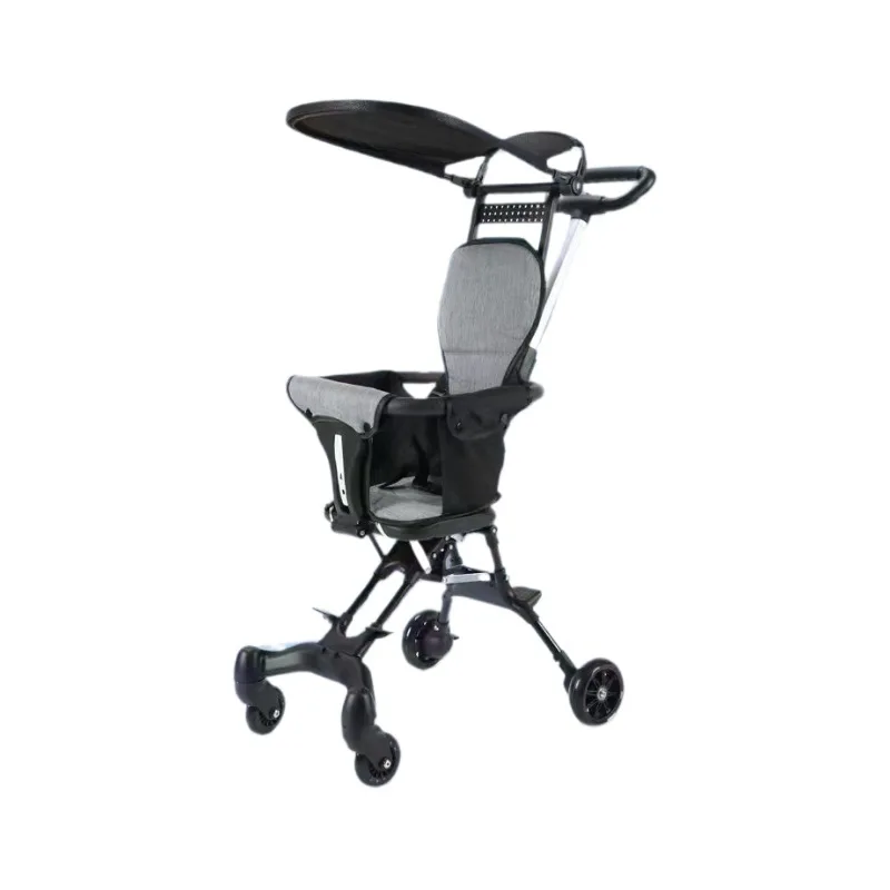 Lightweight foldable one-touch stowable 1-3 years old stroller stroller children two-way