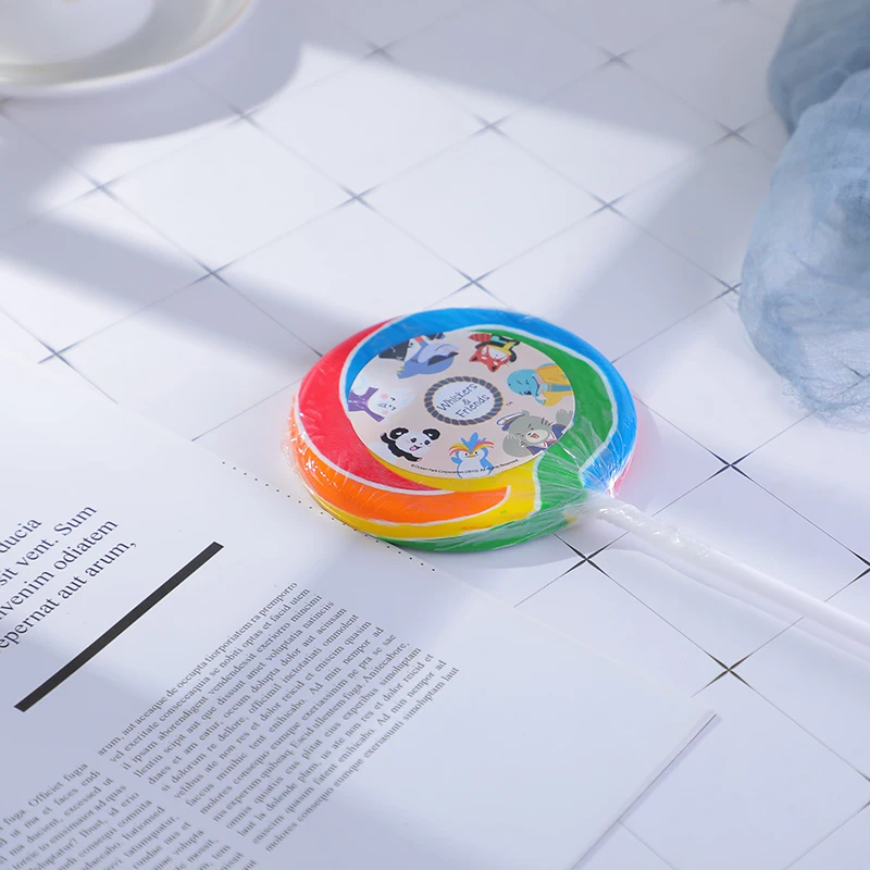 100 г Радужный Вихрь леденец конфеты сладкий фруктовый вкус круглый Твердые OEM