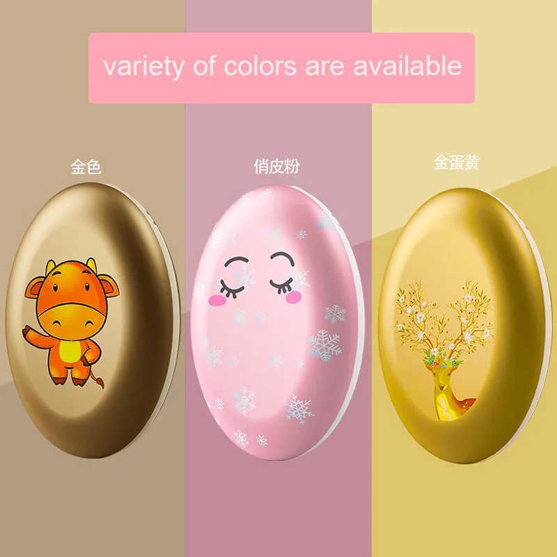 2021 new Rechargeable hand warmer/warm hands portable power bank 5000mAh charging treasure