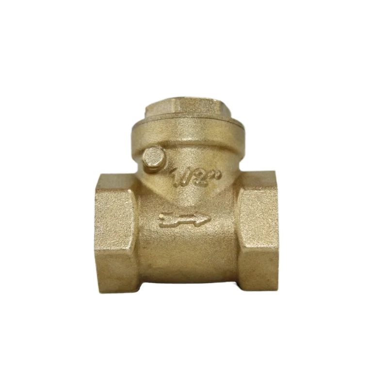 Heavy Duty Brass Check Valve with Copper Hoist Pneumatic Ball Structure for Water Application in General Use