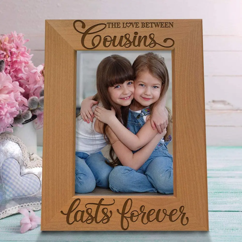 
Top Quality 4x6 5x7 Picture Frames Wooden Large Lasts Forever Engraved Natural Wood Picture Frame For Gift 