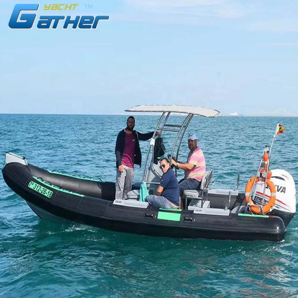 
Gather Yacht China Inflatable best-selling pvc rib boats for fishing 