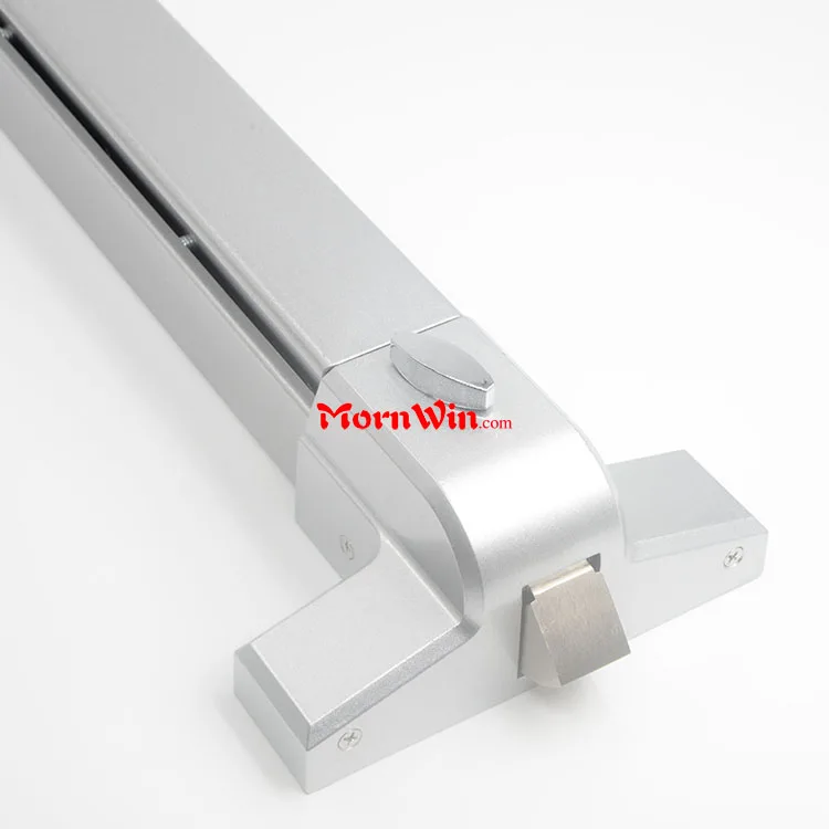 Fire Door Security Device Hardware 1000MM Iron Paint Sliver Push Type Panic Bar Lock