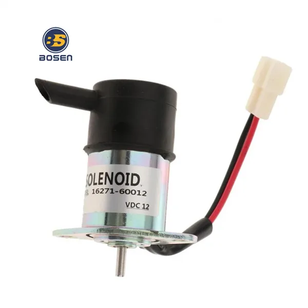 Fuel Pump Shutoff Valve Solenoid 12V 052600-4151 16271-60012 Fuel Shut Off Stop Cut Solenoid Valve