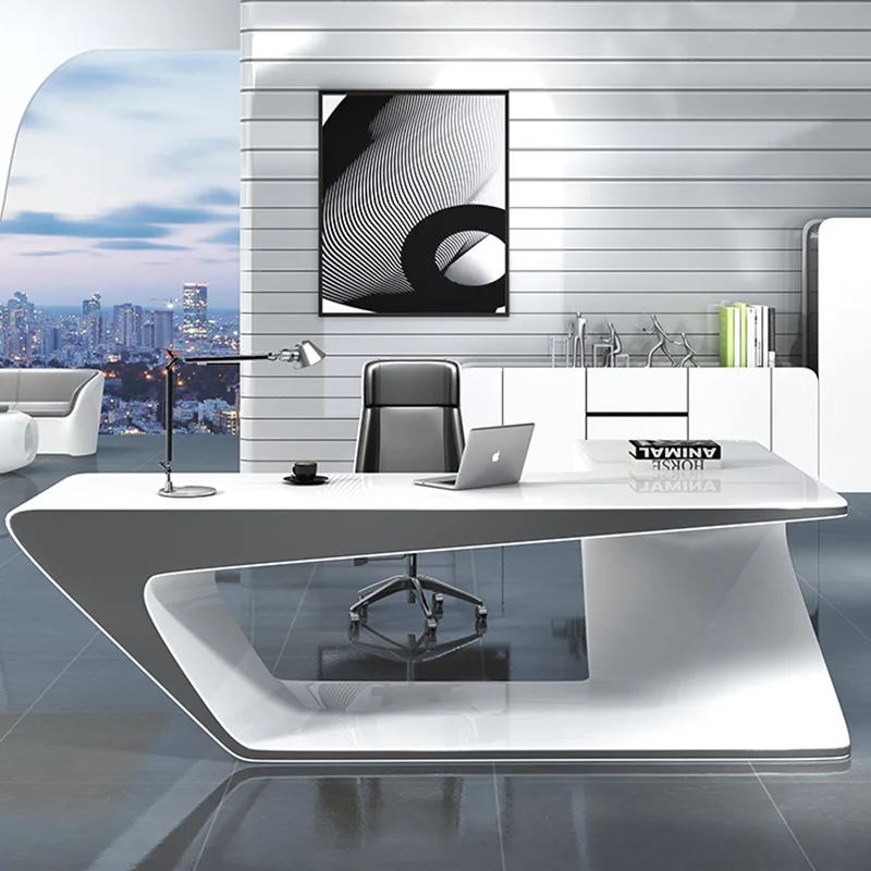 Modern Design European Design Style High Tech Customized Color Computer Desk Office Table and Chair Set