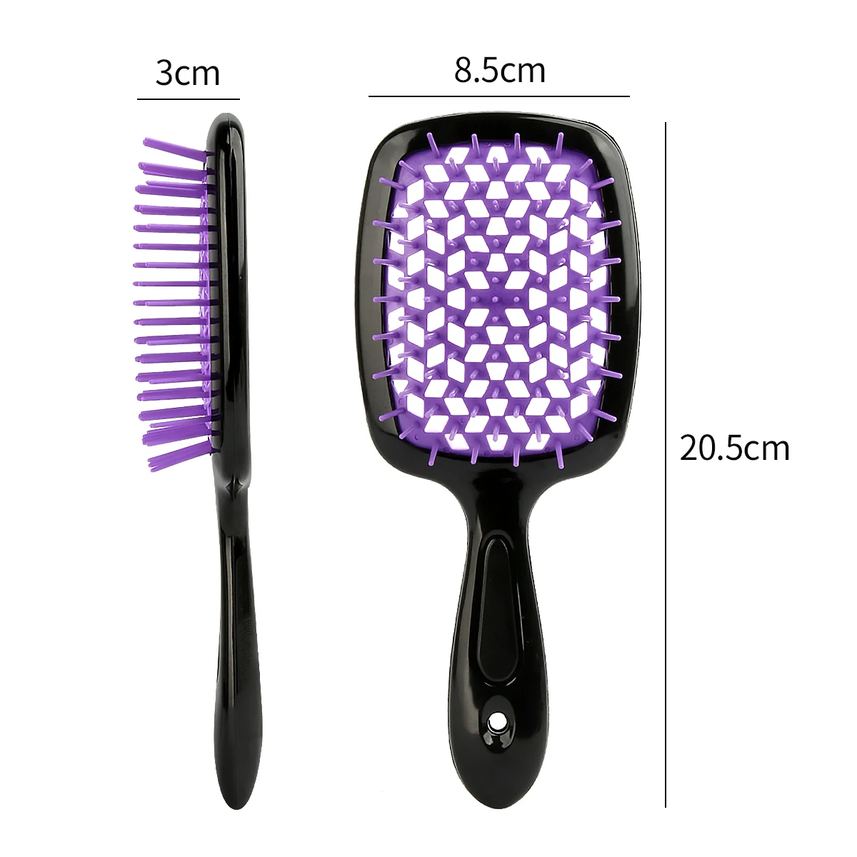 hot selling item Scalp Massage Fluffy Shaped Hollow Comb Hollow massage mesh comb Hair Dry Wet Dual-Purpose Hair Mesh comb