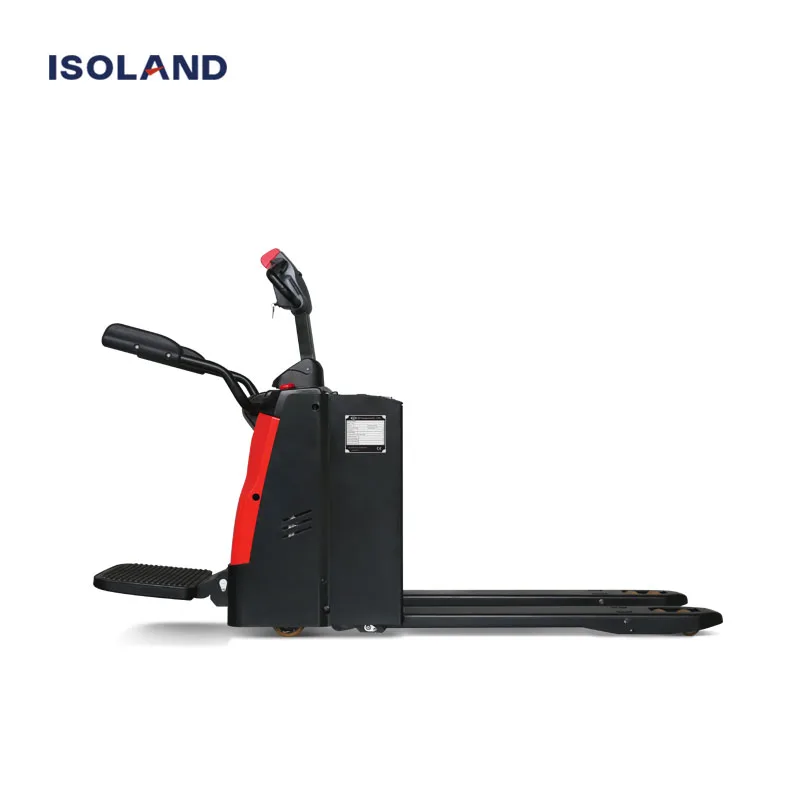 2000kg 2T Cheap New Pallet Truck 2 Ton Standing Semi Electric Pallet Jack