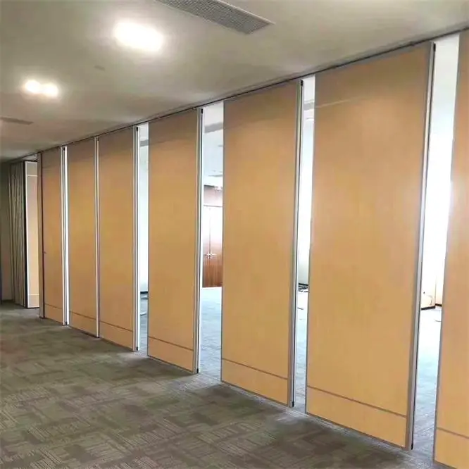 Acoustic Foldable Sliding Wall Operable Partition Door For Boardroom