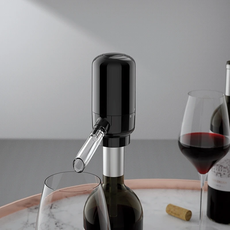 Electric Smart Dispenser Automatic Wine Aerator Pourer and Decanter Spout Pourer Wine Dispenser Electric Wine Aerator