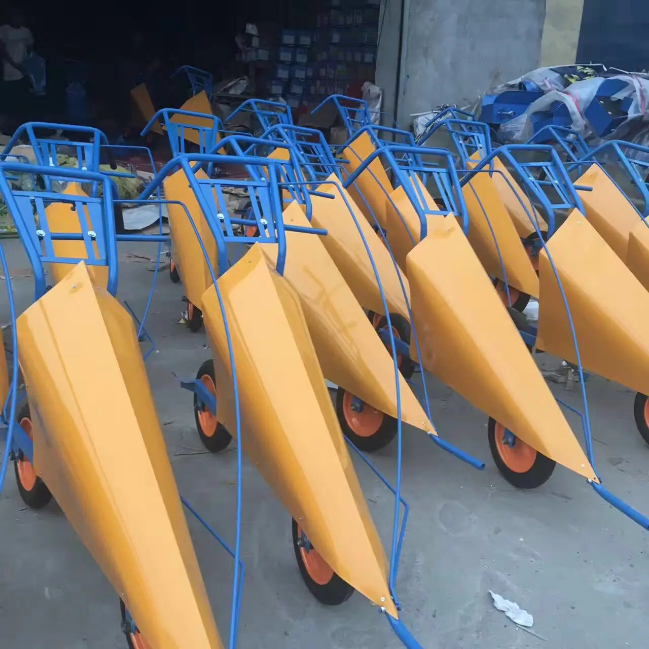 Small corn pepper soybean straw swather hand push windrower gasoline harvester