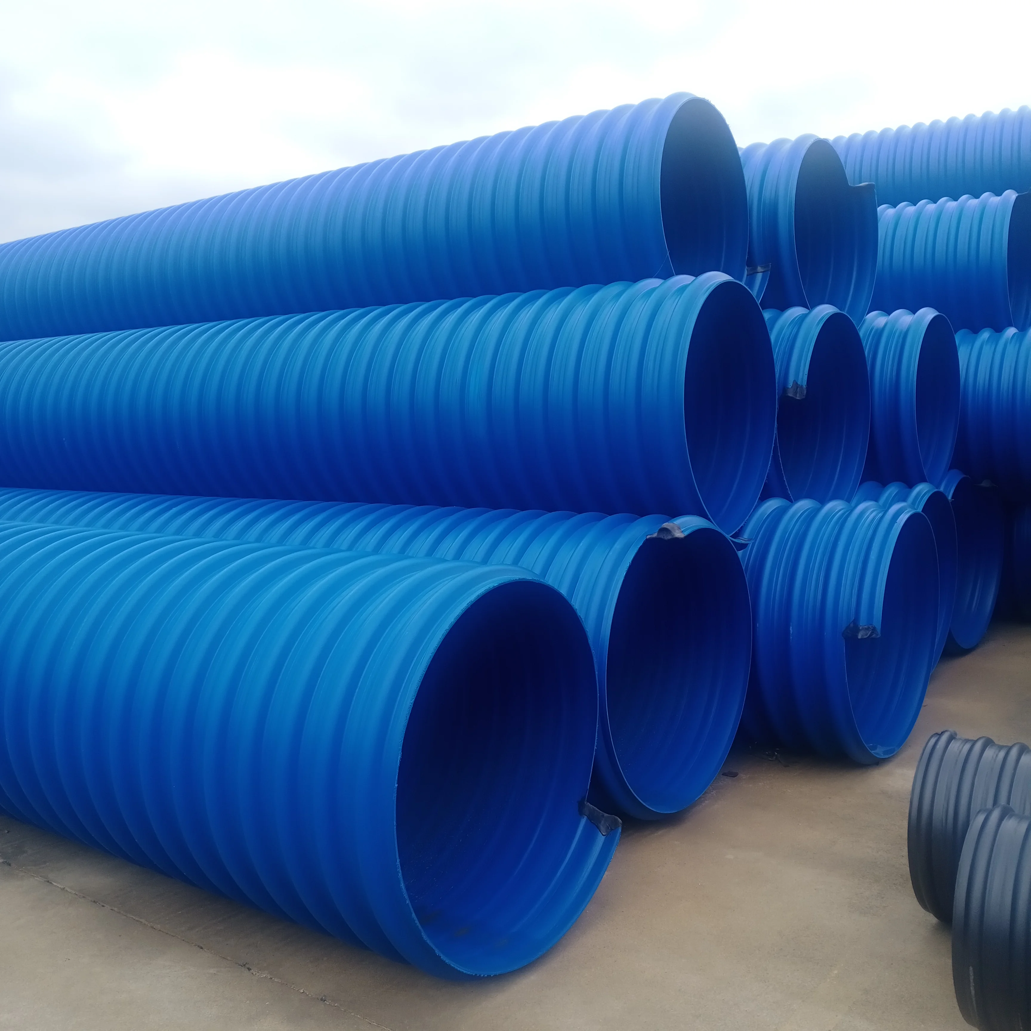 900mm Diameter Corrugated Steel Culvert Pipe 2200mm Hdpe Drainage Pipe