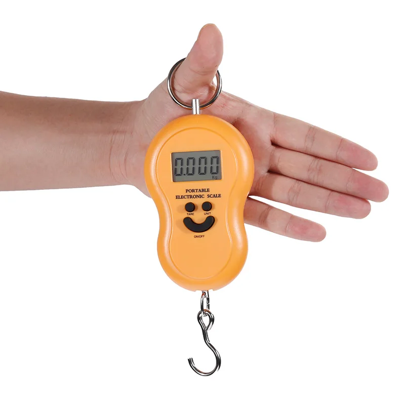 50Kg Mini Digital Scale For Fishing Luggage Travel Weighting kitchen Steelyard Hanging Electronic Hook Scale KG/LBS/JIN/OZ