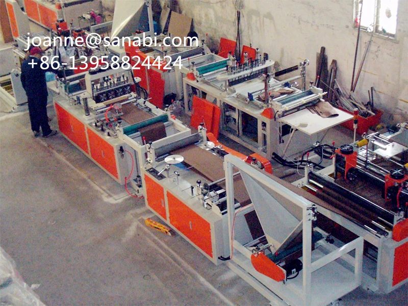 Full automatic non woven bag making machine