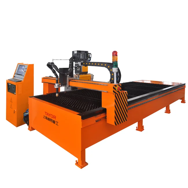 High definition table type iron cutting machine plasma for heavy industry