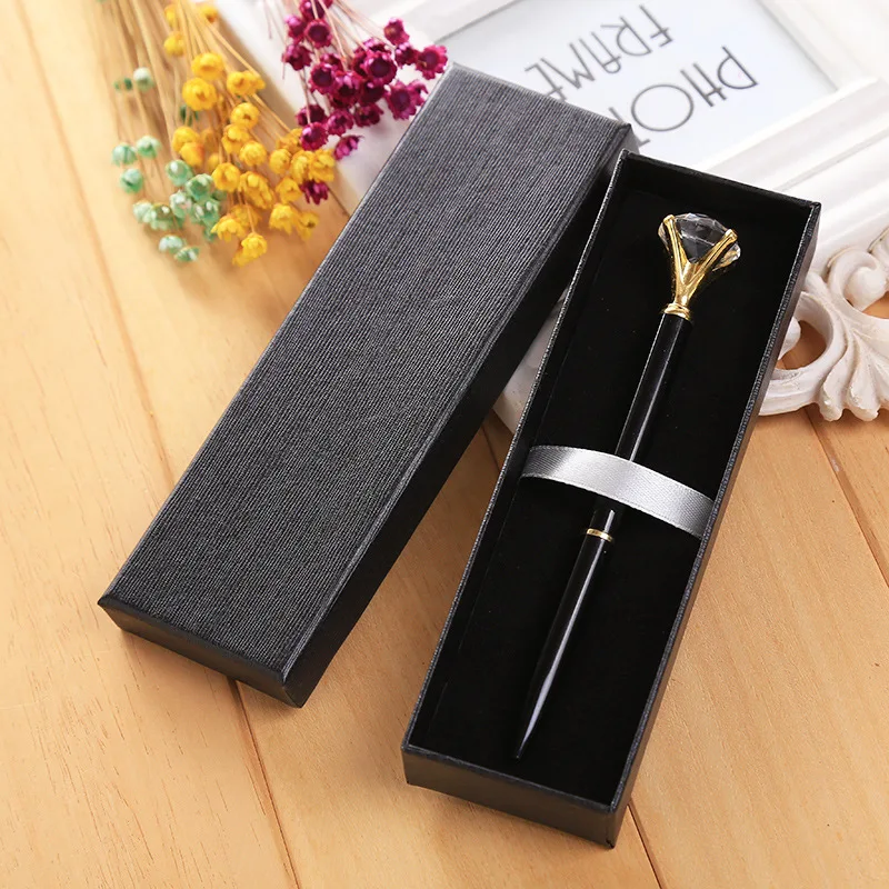 Luxury Cute Creative Custom Diamond Metal Office Gift Fashion Ballpoint Pen