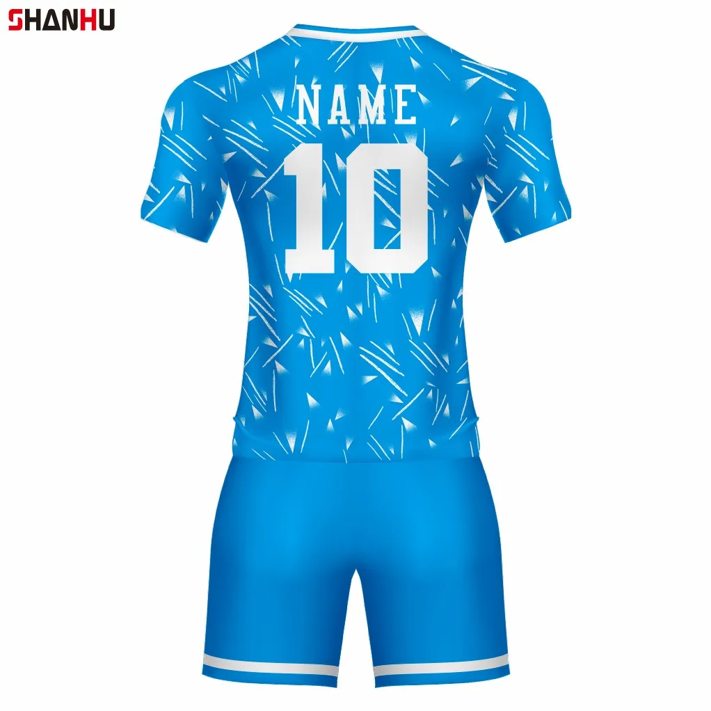 Wholesale Custom Soccer Jersey Youth Team Wear Short Sleeve Set Football Uniform For Kids