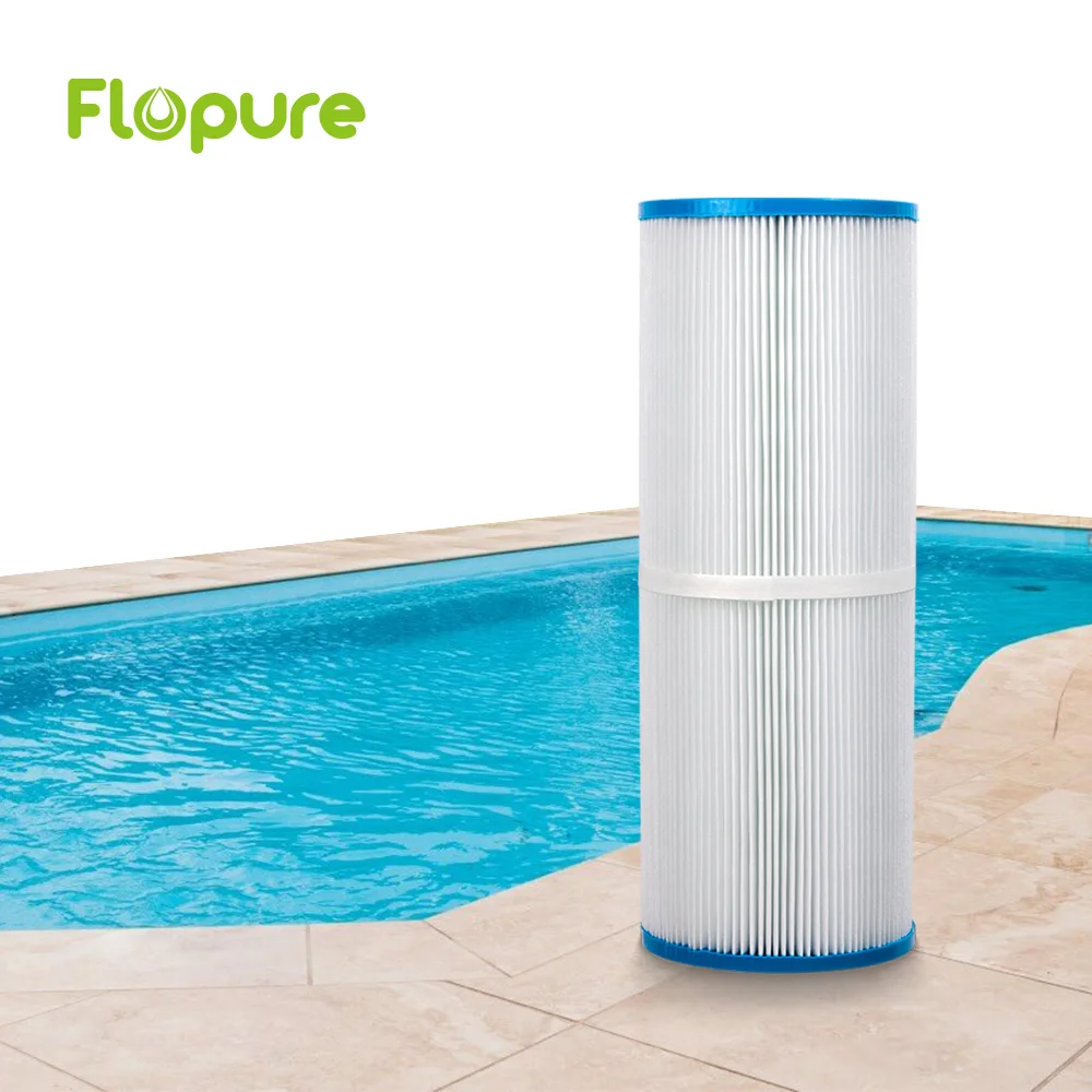 Flopure good quality pleated Pool and Spa ABS Filter cartridge Pool housing blue or white made in China