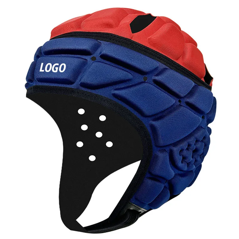 Custom Rugby Headgear 7 On 7 Helmet Football Soft Shell Solid Padded Headgear Sport Soft Shell Rugby Helmets Youth Scrum Cap