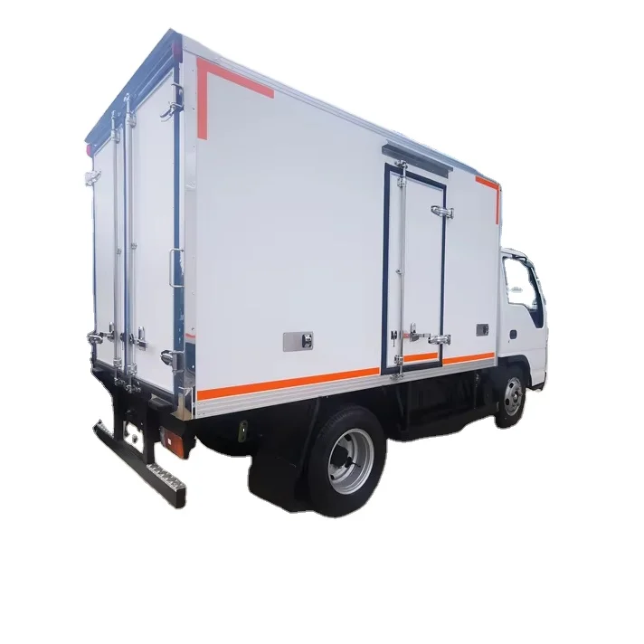 The New 4.2m Isuzu Fresh Meat Frozen Food Transport Truck Manufacturers Direct Supply