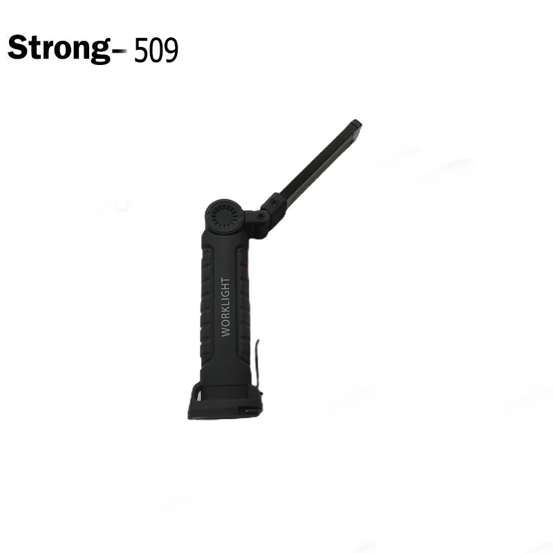 outdoor flashlight magnet  Folding plastic car inspection COB bright work light
