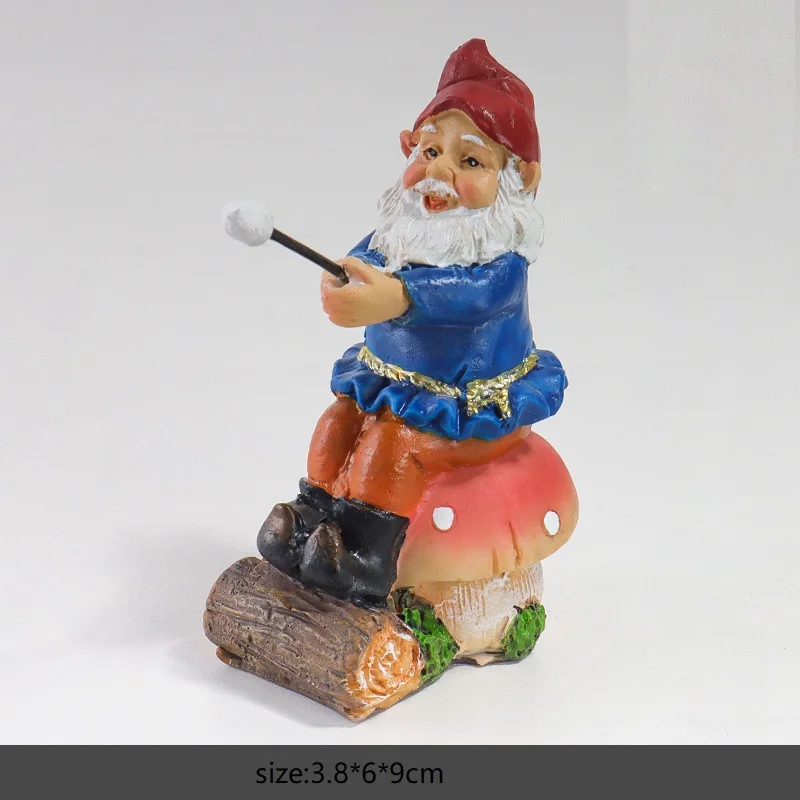 cute  resin crafts materialsgarden dwarfs gardening exterior decoration yard garden decor outdoor decorations for garden yard