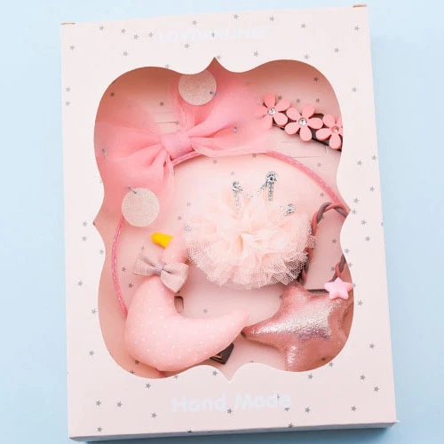 New cute children star-shaped hairpin headwear,diy handmade baby girls kids glitter sequin hair clip