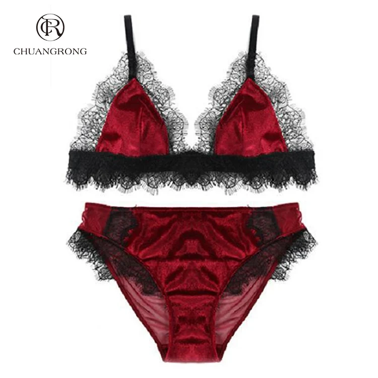 Новый трусы и бюстгальтер Горячая сексуальная леди красный бюстгальтер набор