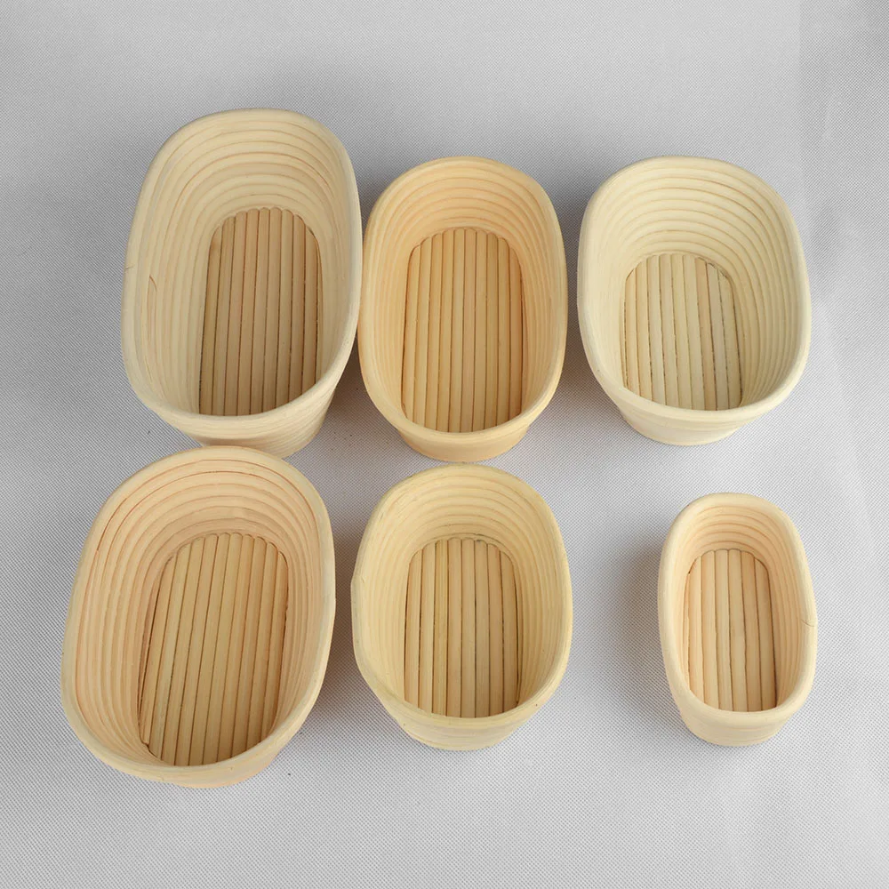 
Multiple Sizes Oval Bread Banneton Proofing Basket for Dough Fermentation 