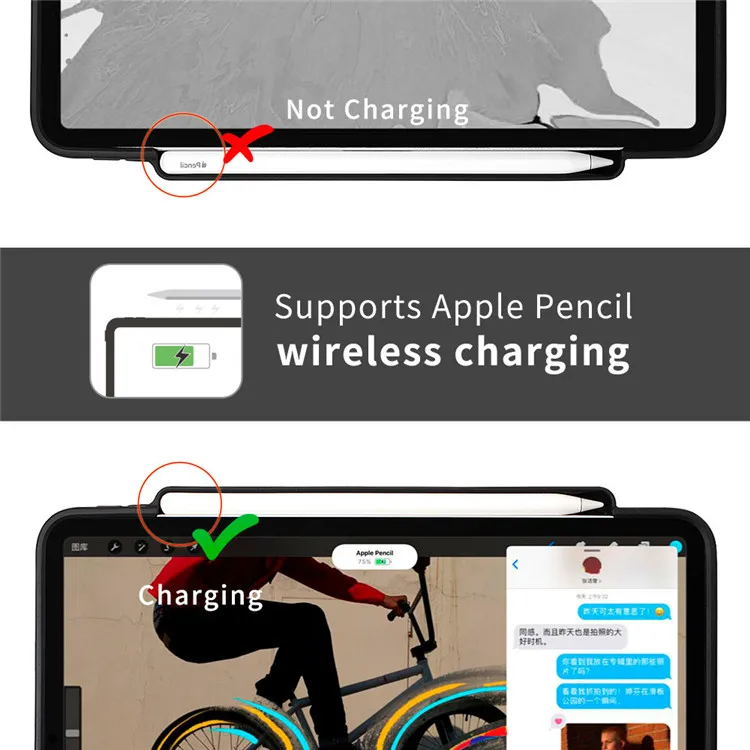 New type 2021 11 Pro PU Leather Luxury Business Tablet Cover Keyboard Case for ipad case