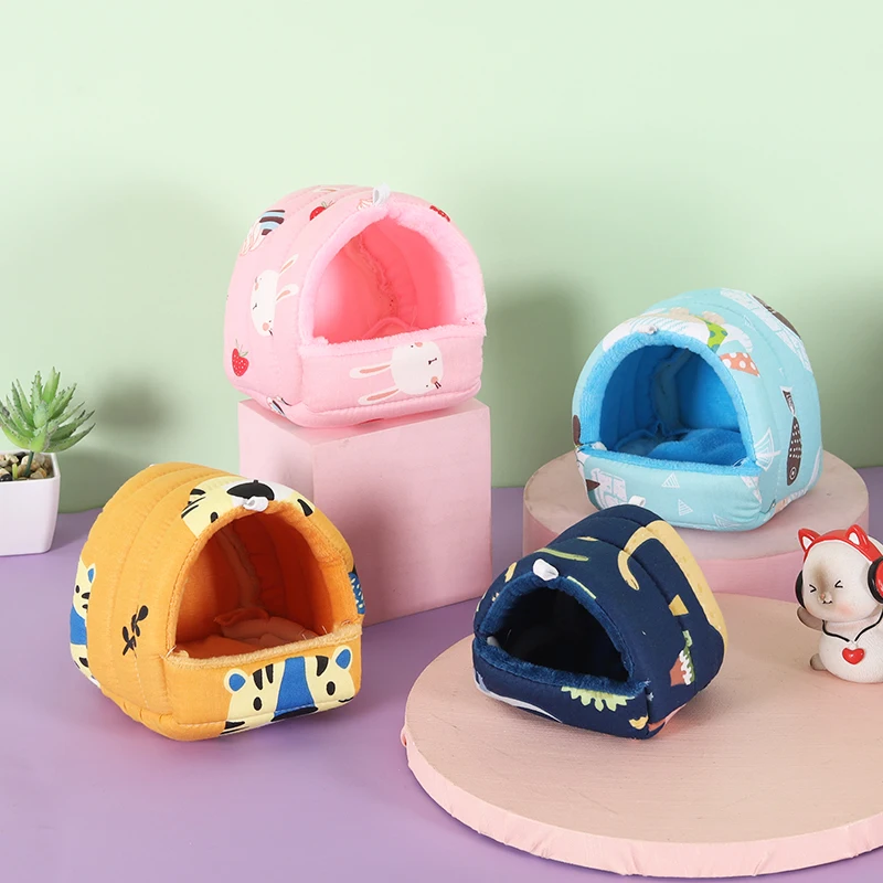 Pet nest for Hamster Accessories Bed Mouse Cotton House Small Animal Nest Winter Warm For Rabbit /Rodent/Guinea Pig/Rat