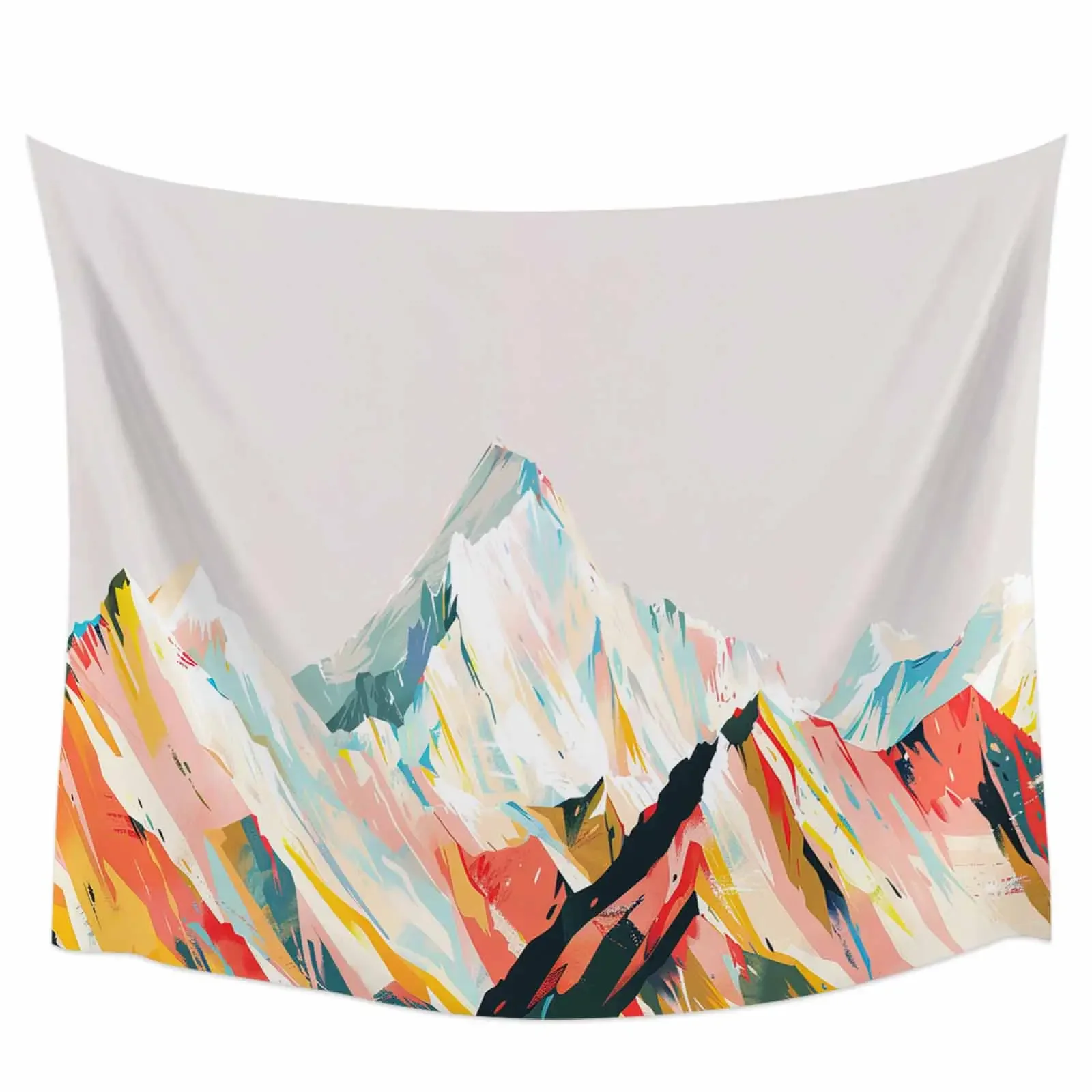 Custom Size any Pattern  Tapestries Aesthetic Starry Night Wall Hanging Teal Abstract Wall Tapestry for Bedroom Dorm Living Room