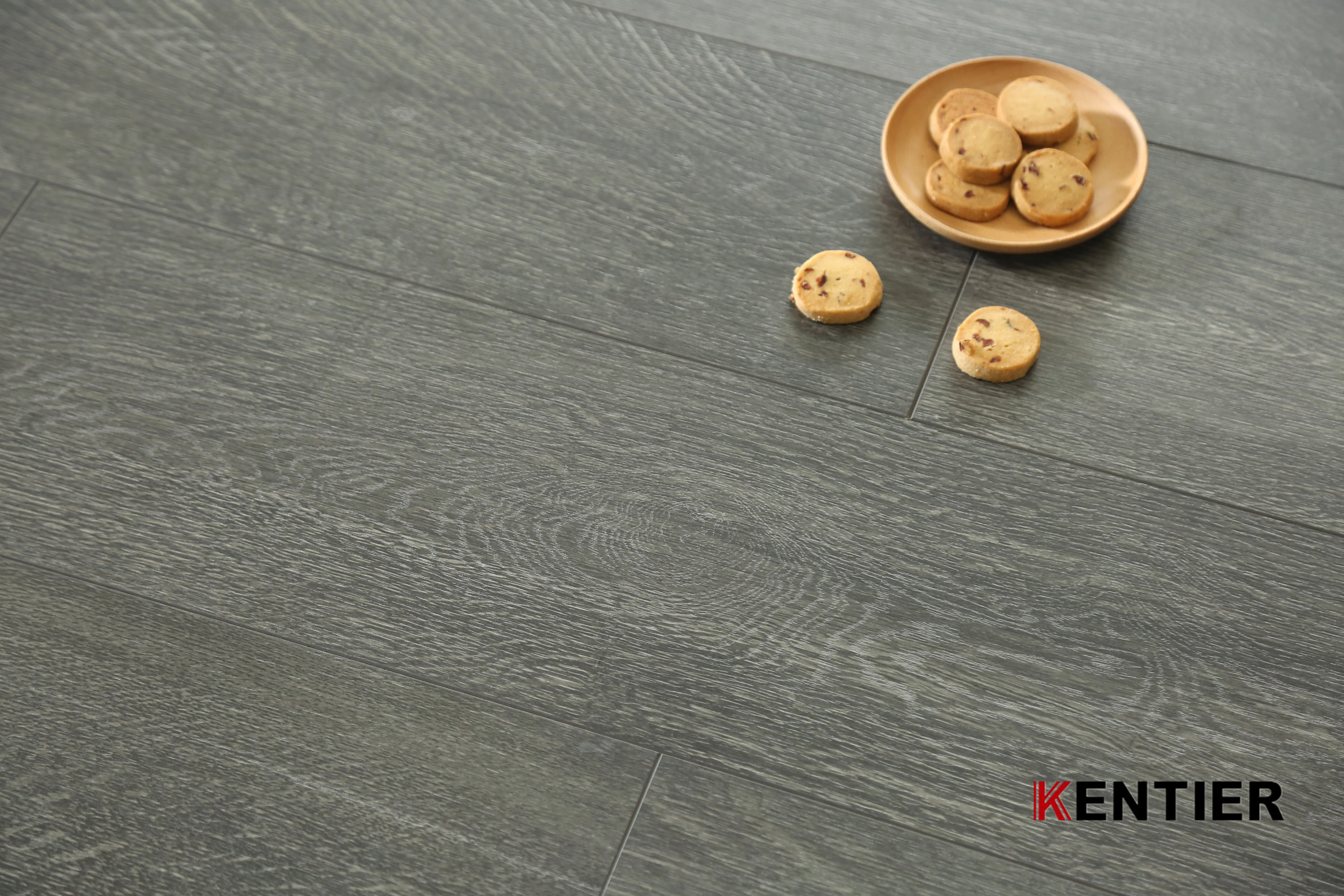 Kentier деревянныйобострение пол в Китае Ac3 с помощью передовой немецкой технологии и водонепроницаемый 12,3 мм графический дизайн стандартный современный нажмите AC4