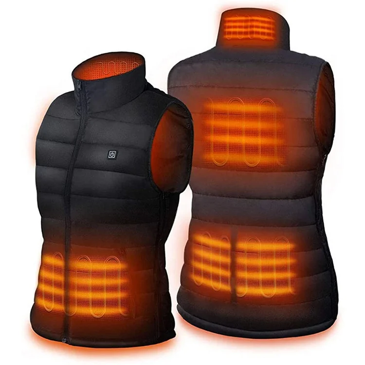 High Temperature Heat Vest Men Autumn Winter Smart Heating Cotton Vest