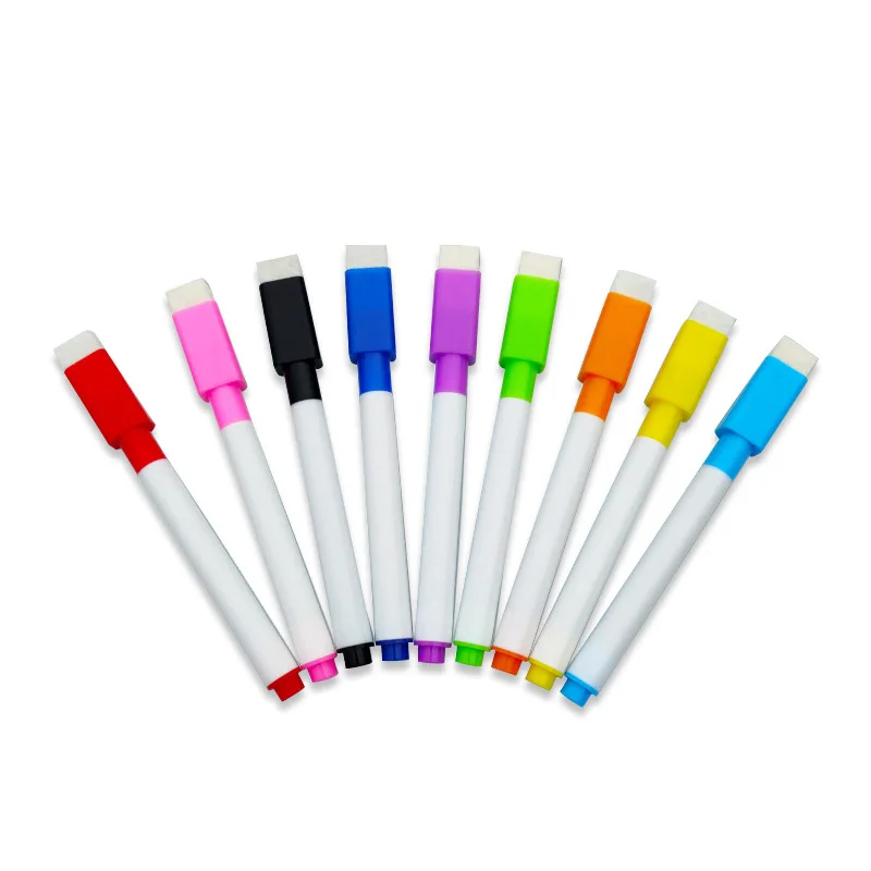 Promotional Dry Eraser White board Marker 9 Colors Erasable Marker Pen Perfect for Home and Office Drawing (1600314481175)