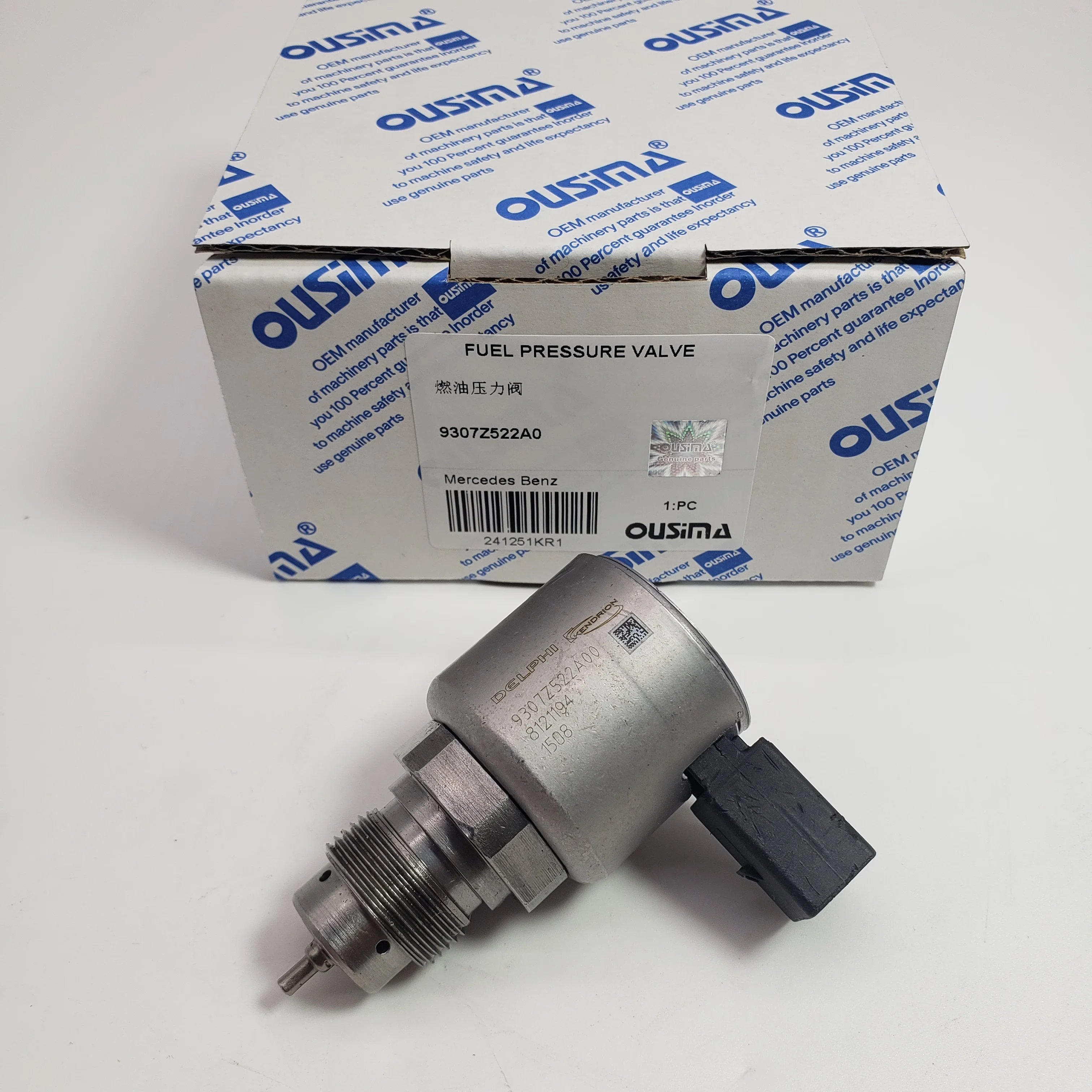 OUSIMA 9307Z522A0 Fuel Pressure Valve Excavator Machinery Parts for Mercedes Benz Construction Machinery Parts