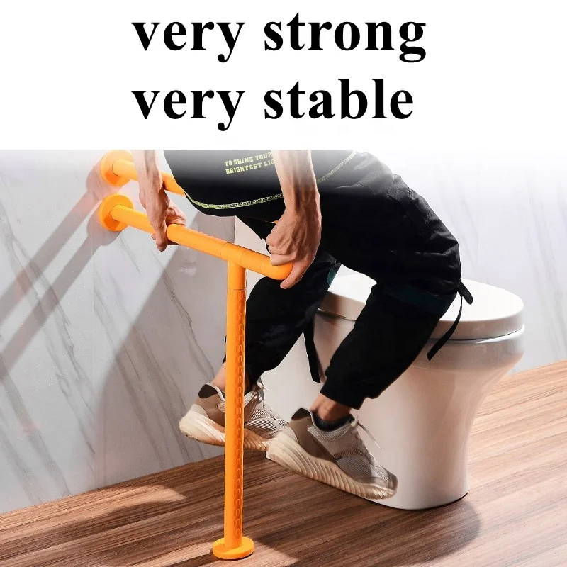 toilet bathroom urinal armrest ABS Nylon handicap grab bar Handrail Safety rail