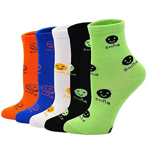 Custom Novelty Animal Pattern Cotton Socks, Kids Animal Socks Children Cute Funky Ankle Socks