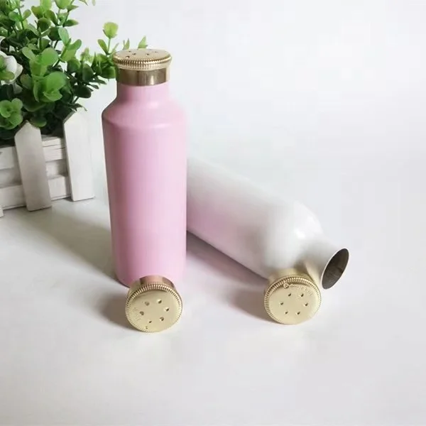 Stock 80g food grade powder oil aluminium package twist top sifter caps baby talc loose powder bottle