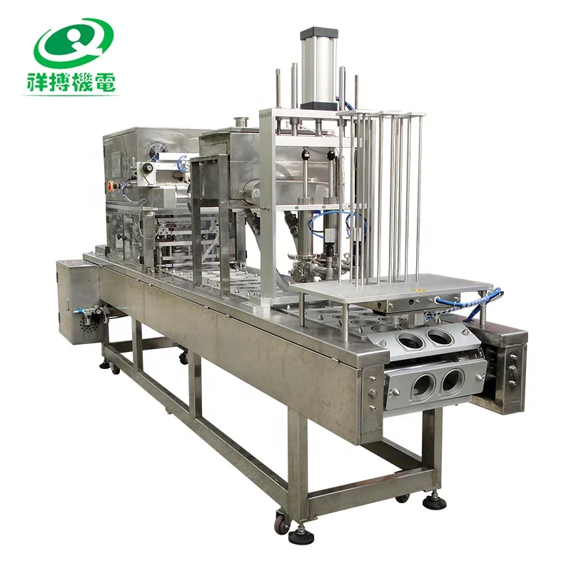 complete production process to achieve a line of operation of a line Jelly sweet wine Bento filling and sealing machine