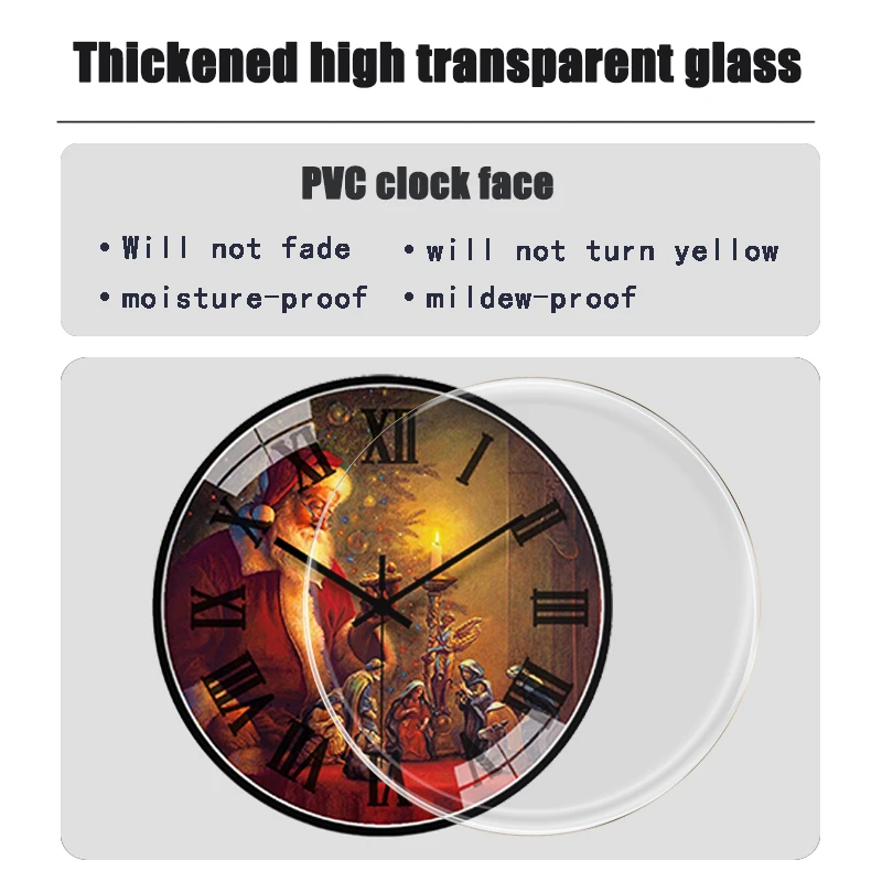 12inch Wall Clock With Digital Readout for Month, Date, Day and Room Temperature 12-Inch Analog Custom Clock Modern Decor Hotel
