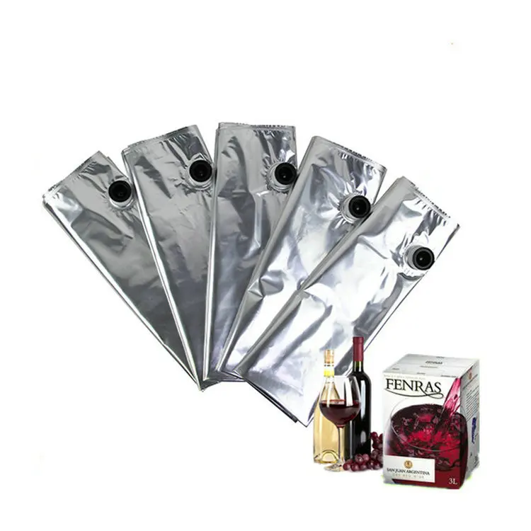 200L /220L aseptic bag with plastic fitment